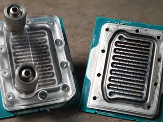 大陸玩家用 CNC 機雕 CPU IHS 將 IHS 銅蓋變成水冷頭 能壓 270W !! 大陸玩家用 CNC 機雕 CPU IHS 將 IHS 銅蓋變成水冷頭 能壓 270W !!