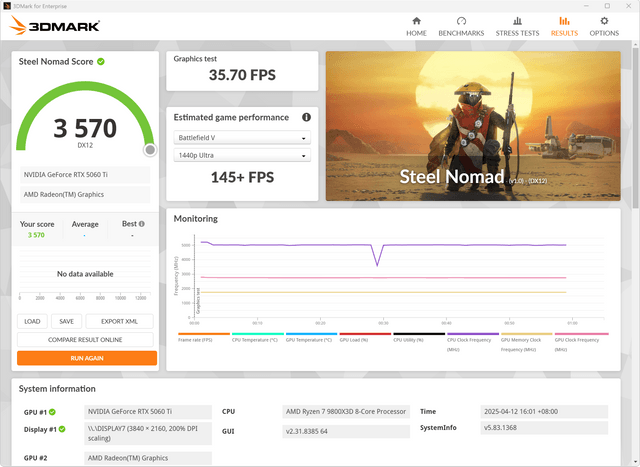 MSI RTX 5060 Ti INSPIRE 2X 16G