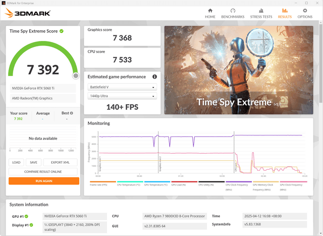 MSI RTX 5060 Ti INSPIRE 2X 16G