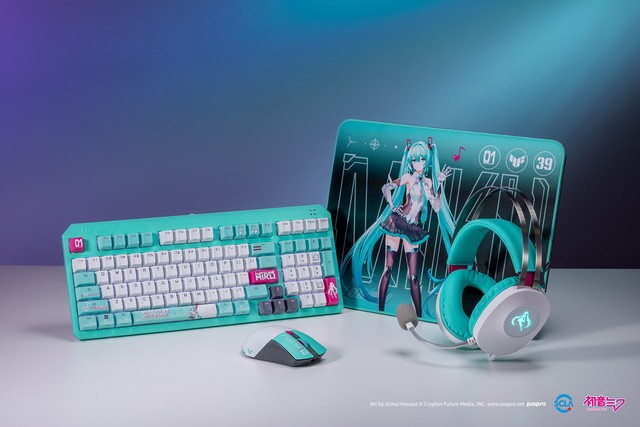 TUF Gaming X 初音未來聯名推出電競週邊產品