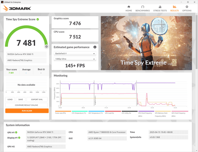 GIGABYTE GeForce RTX 5060 Ti GAM