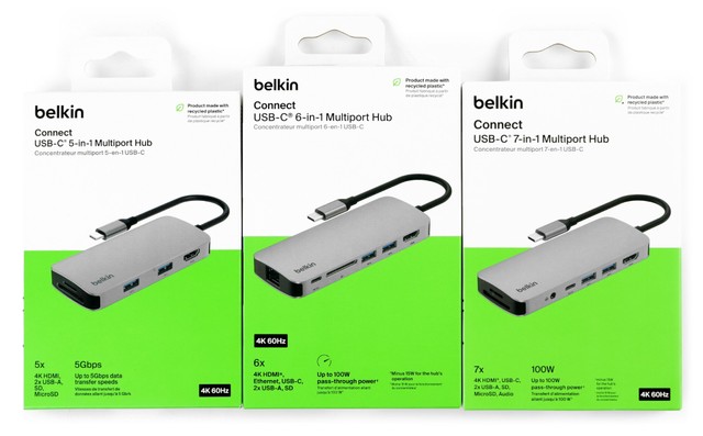 Belkin Connect 系列 USB-C 集線器