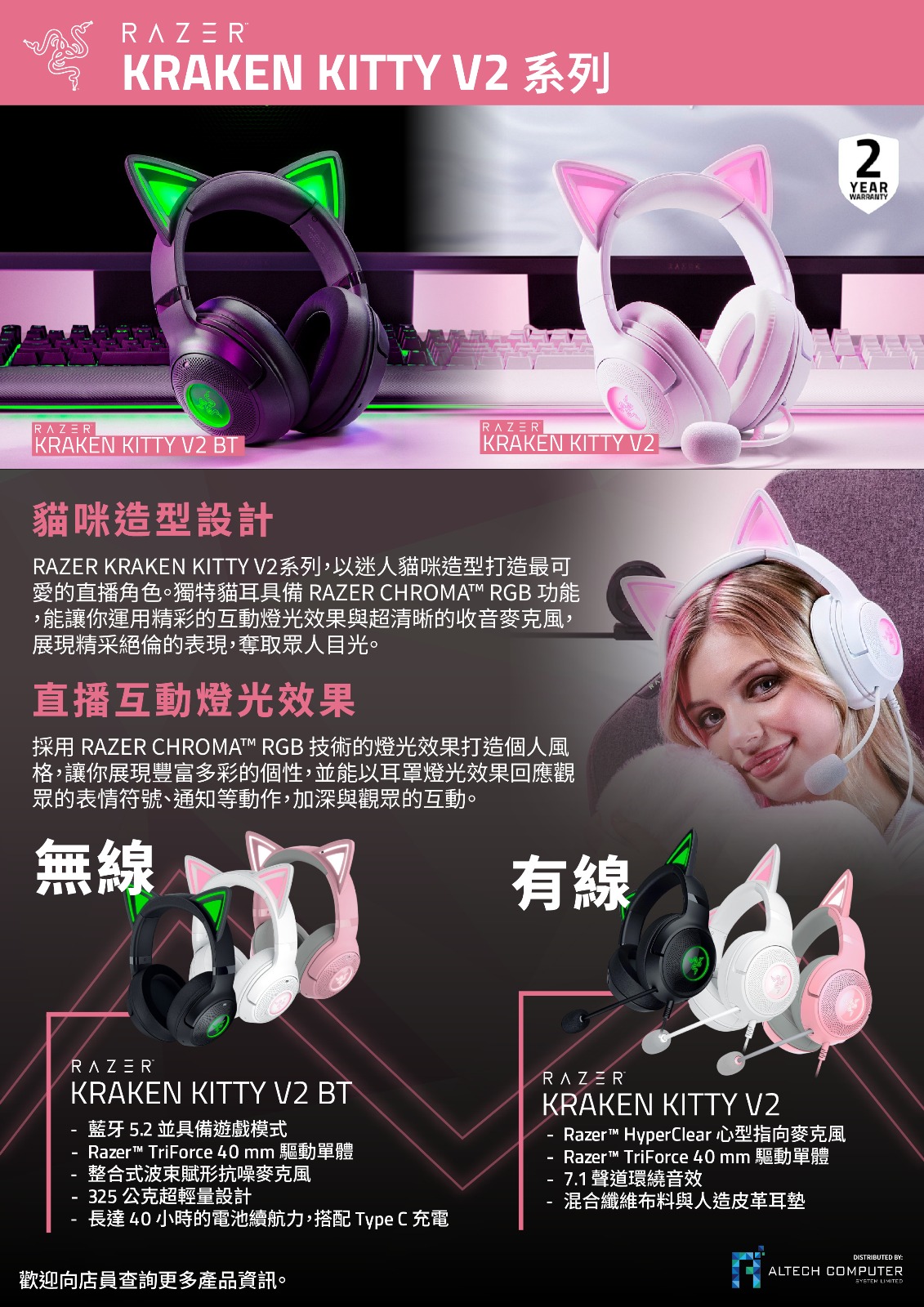 Razer Kraken Kitty V2