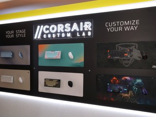 CORSAIR 展出創新三艙式魚缸式機箱 並推出 MAKR 75 DIY 開啟自組鍵盤市場