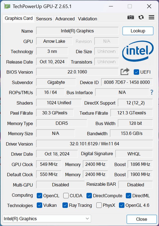 GIGABYTE AORUS MASTER 18 BYH