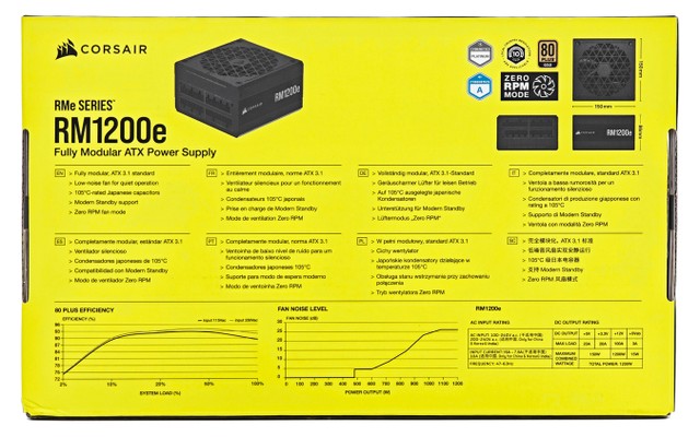 CORSAIR RM1200e (2025) 全模組靜音 PSU