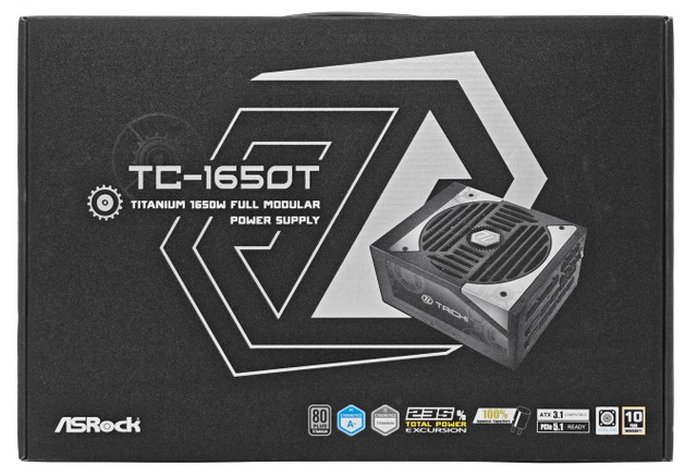 ASRock TC-1650T 鈦金全模組 PSU