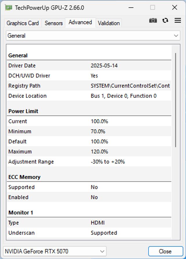 GIGABYTE GeForce RTX 5070 GAMING