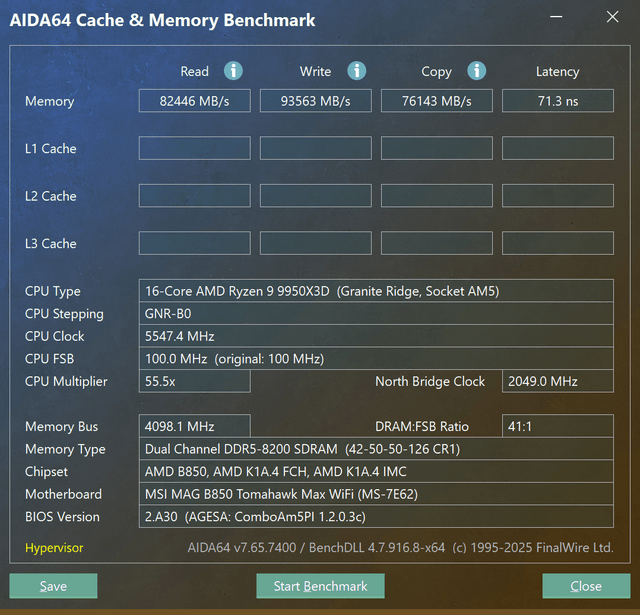 MSI MAG B850 TOMAHAWK WIFI