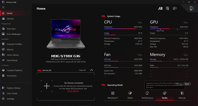 ROG Strix G16 (2025) G614 電競筆電