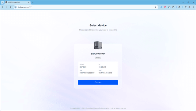 UGREEN DXP2800 2-Bay NAS