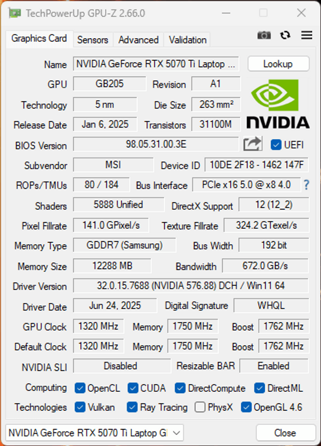MSI Stealth A16 AI+ A3XWHG 電競筆電