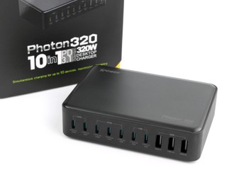 320W 總輸出、單埠 PD3.1 140W XPower PHOTON320 10 合 1 桌面充電器