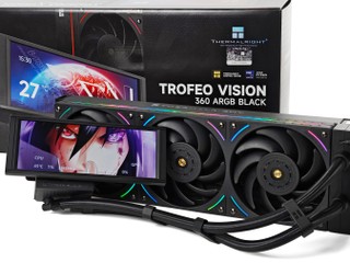 6.86 吋 !! 越玩越大 Mon Thermalright Trofeo Vision 360 ARGB 一體式水冷