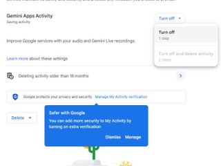 【🔒教學】如何停止 Gemini Apps Activity 記錄功能 保障個人資料安全