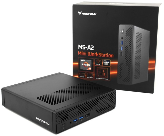 迷你工作站!! 頂配R9 9955HX Minisforum MS-A2 Mini Workstation