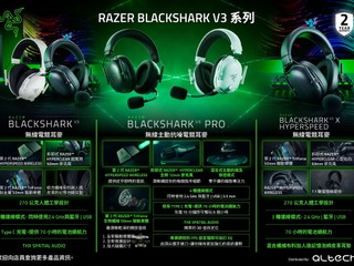 娛樂與職業級對戰的最佳戰友 ✨🎮Razer BlackShark V3 系列強勢登場🎧⚡