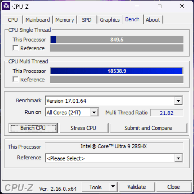 MSI Raider 18 HX AI A2XW