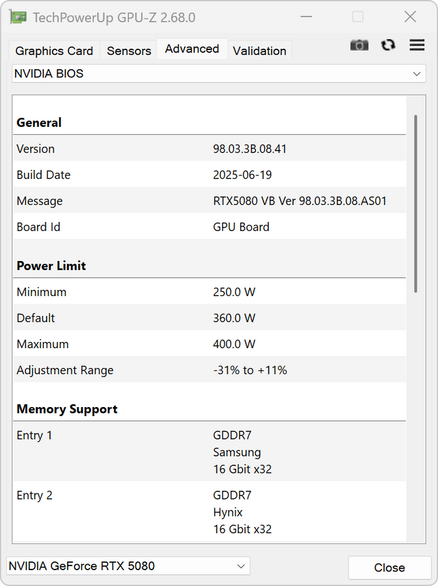 ASUS ProArt GeForce RTX 5080 OC