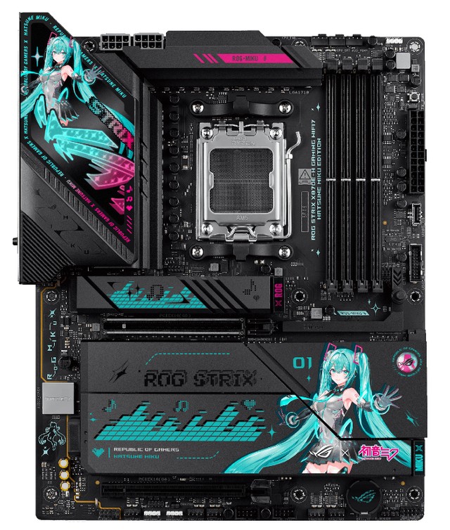 ROG X 初音未來」系列香港上市板、卡、芒、牛、箱、水全齊限量發售