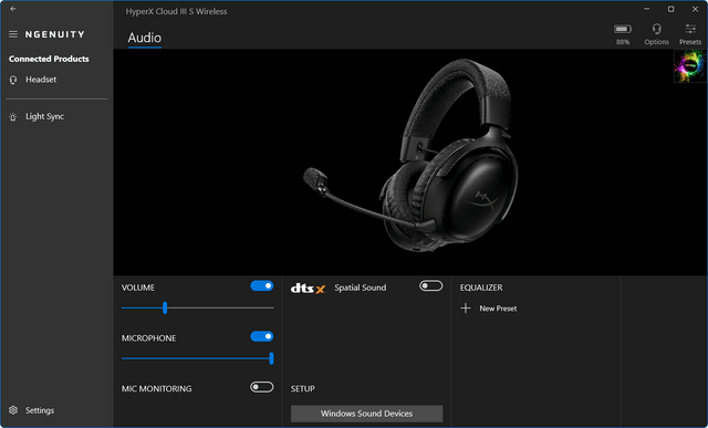 HyperX Cloud III S Wireless 無線電競