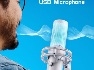 高解析、錄音室等級品質✅直播、玩家最佳選擇 HyperX QuadCast 2 FROST USB 電容式麥克風