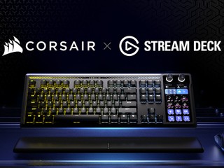 首款遊戲鍵盤內建 Stream Deck 控制器 CORSAIR CES 2026 推出全新 GALLEON 100 SD