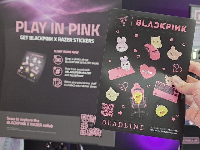 BLACKPINK x RAZER 粉红开玩