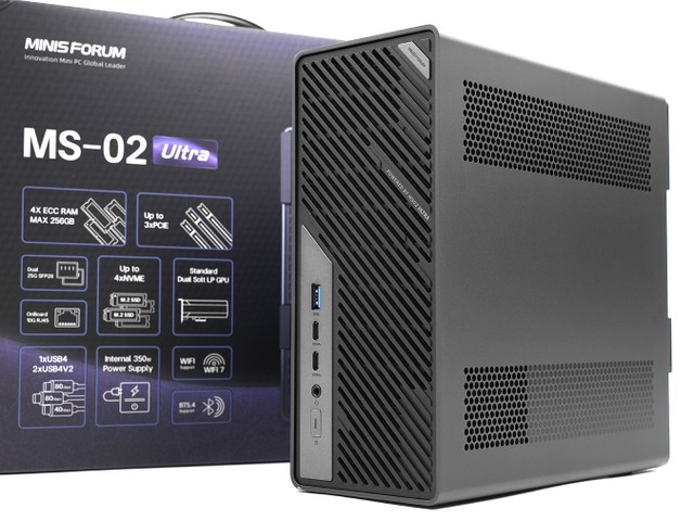 「頂級」迷你工作站 !! Minisforum MS-02 Ultra Mini Workstation