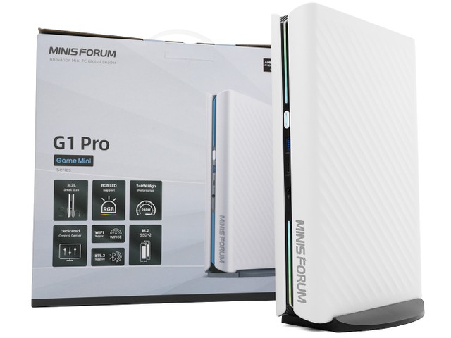 Console 外形的 Mini PC !! Minisforum AtomMan G1 PRO Mini PC