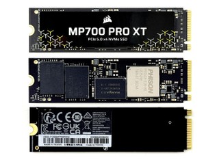 極速 14.9GB/s、BiCS8 NAND CORSAIR MP700 PRO XT 1TB Gen5 M.2 SSD