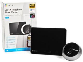160º 超廣角、AI 人臉辨識 EZVIZ EP4 4K 全無線智慧貓眼攝像頭連門鈴
