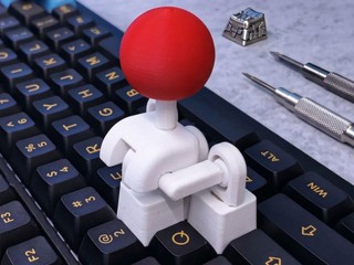 高手設計 Joystick Keycap 搖桿 下載 3D 列印檔  Keyboard 打街霸一流