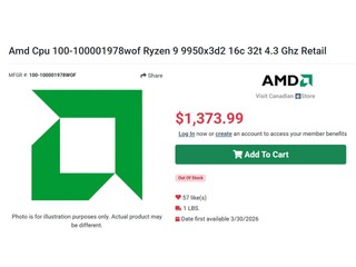 Ryzen 9 9950X3D2 開始預售 折約 HK$7,800   較單春版貴 2.4K