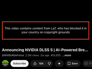 電視台使用 NVIDIA 官方 Demo 再向 YouTube 提出版權申訴   原片慘被封