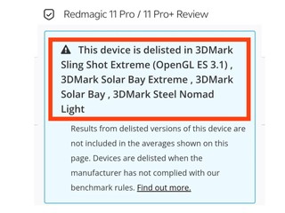 3DMark 指控中國手機品牌「作弊」 並將其成績除名    原因︰非實際性能表現