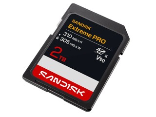 SanDisk 推出旗艦級 2TB SD 卡 連續讀寫 300MB/s+  定價 US$1,999