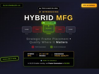 DLSS Enabler 工具推出 4.6 版本 打破限制   讓舊卡也能支援 x6 多幀生成