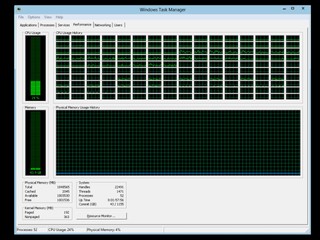 Task Manager 的 CPU 使用率 作者︰這是數學算法   並不一定準確啊