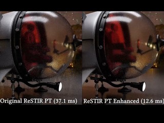 NVIDIA 公佈增強版 ReSTIR 演算法 針對路徑追蹤性能   大幅提升 274%
