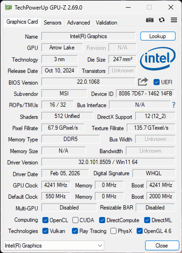 MSI Raider 16 Max HX B2WJ 電競筆電