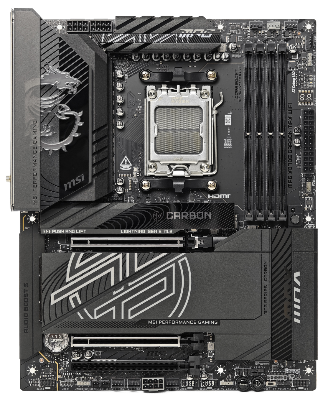 PinSafe 無針腳 PCB 設計 !! MSI MPG X870E CARBON MAX WIFI 主機板 - 電腦領域 HKEPC ...