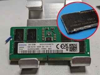 二手平台出現假 DDR5 RAM 條 拆解 DDR5 顆粒是膠粒  僅具裝飾用途