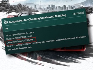 《Forza Horizon 6》玩家偷跑 被 HWID Ban   期限長達 8,000 年