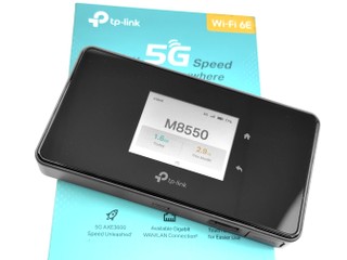 5G 共享、支援三頻 Wi-Fi 6E TP-Link M8550 5G Portable Router