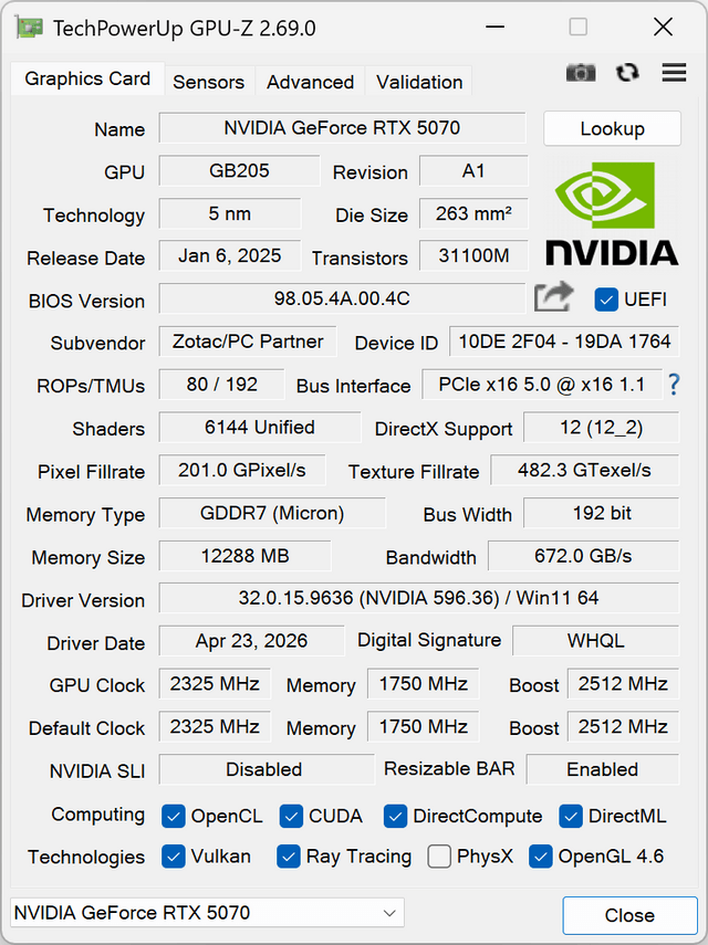 ZOTAC ZBOX MAGNUS ONE ER98N5070C
