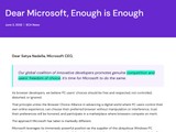 瀏覽器聯盟向 Microsoft 發公開信 忍無可忍  呼籲 Microsoft 適可而止