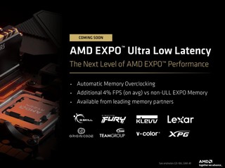 AMD 推出 EXPO ULL 記憶體技術 自動再收緊 Timing 遊戲性能再升 4%