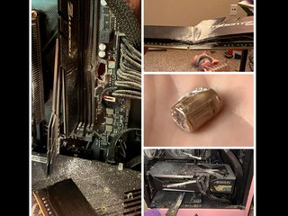 鄰居子彈射穿牆壁 擊中 PC 主機 幸好 G.SKILL 散熱片夠厚 救了玩家一命