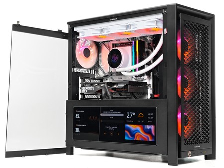 14.5 吋 32:9  觸控螢幕 !! CORSAIR FRAME 4000D LCD RS ARGB 機箱